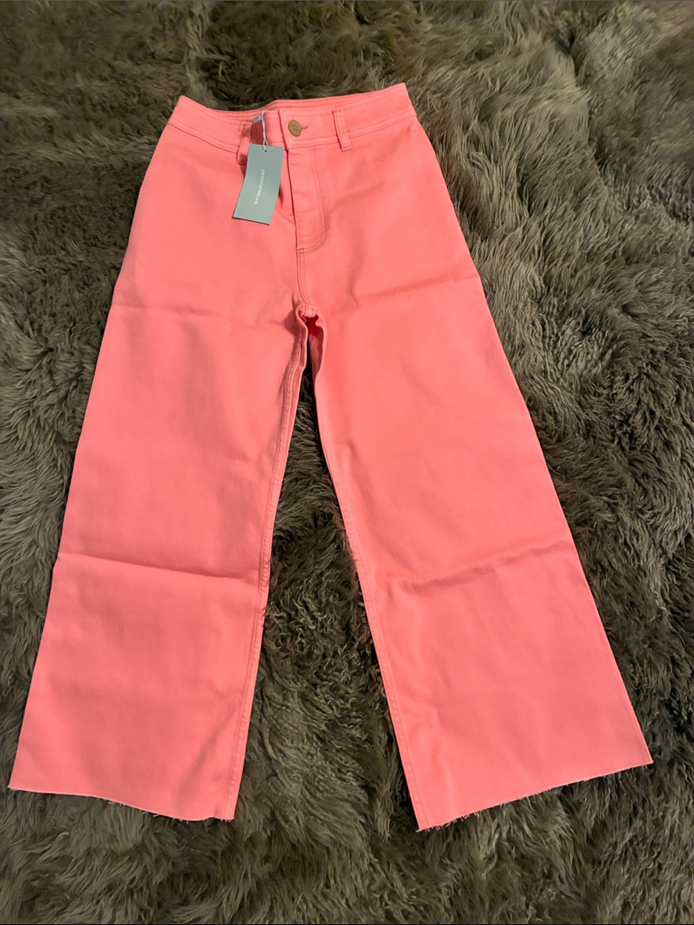 NWT ANTONIO MELANI Taffy Alexandra Denim casual CoreWide Leg Jeans